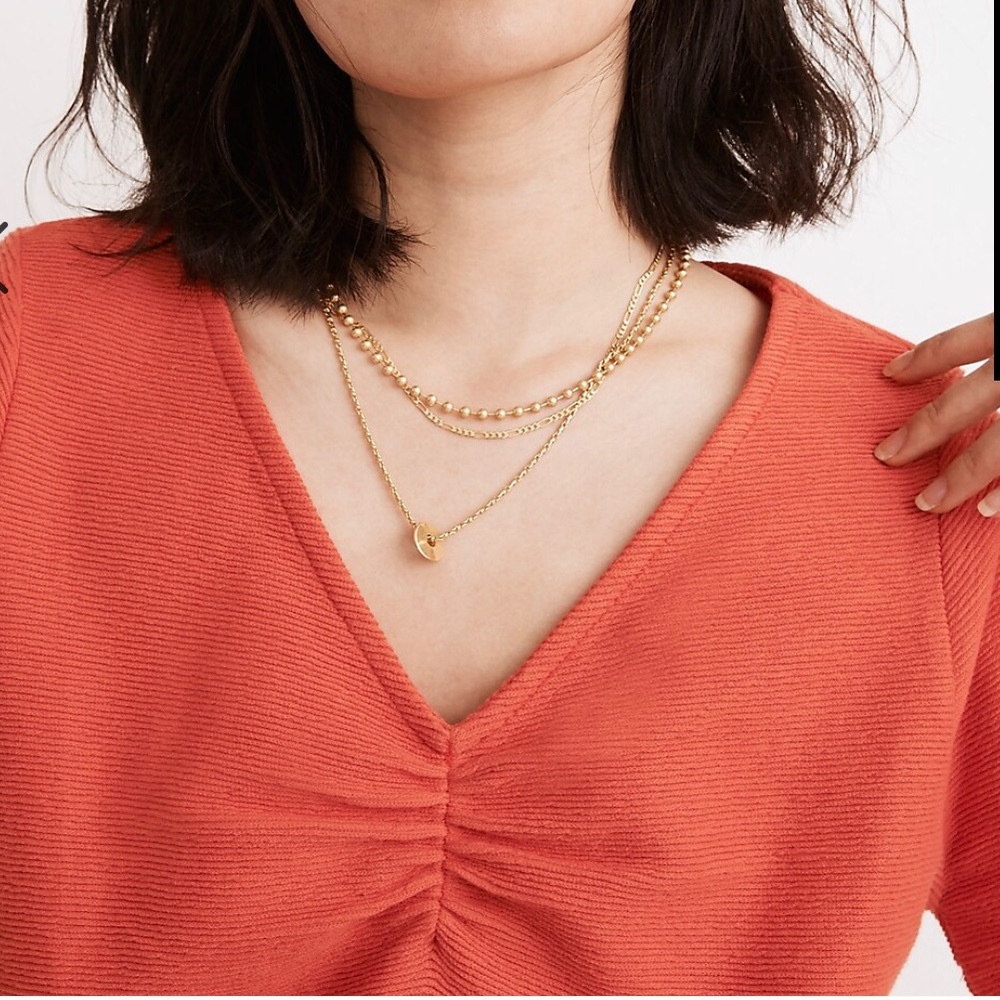 Madewell ~ Ruched-Front Top - Picture 2 of 9